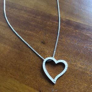 Swarovski Crystal heart necklace